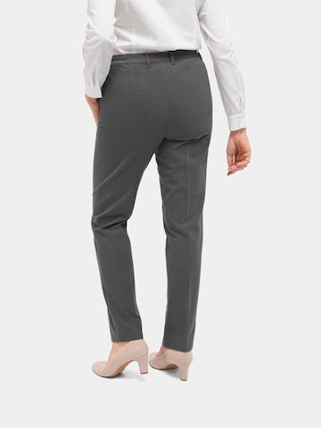 Goldner Regular Pleated Pants in Grey