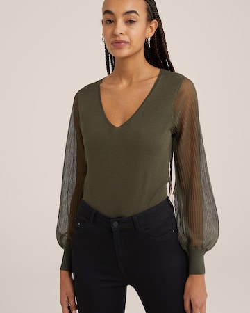 Pull-over WE Fashion en vert