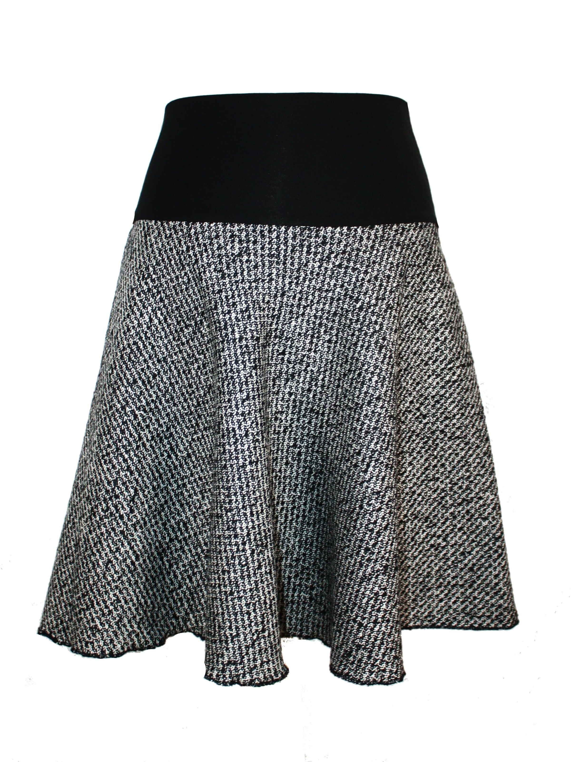 dunkle design Skirt 'Boucle' in White: front