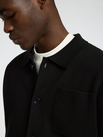 SELECTED Knit cardigan in Black