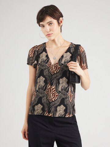 VILA Bluse 'VILIORA' i sort: forside