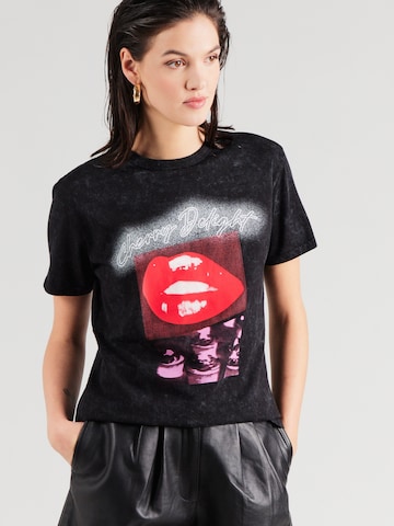 HUGO Тениска 'Damacia_2' в черно: отпред