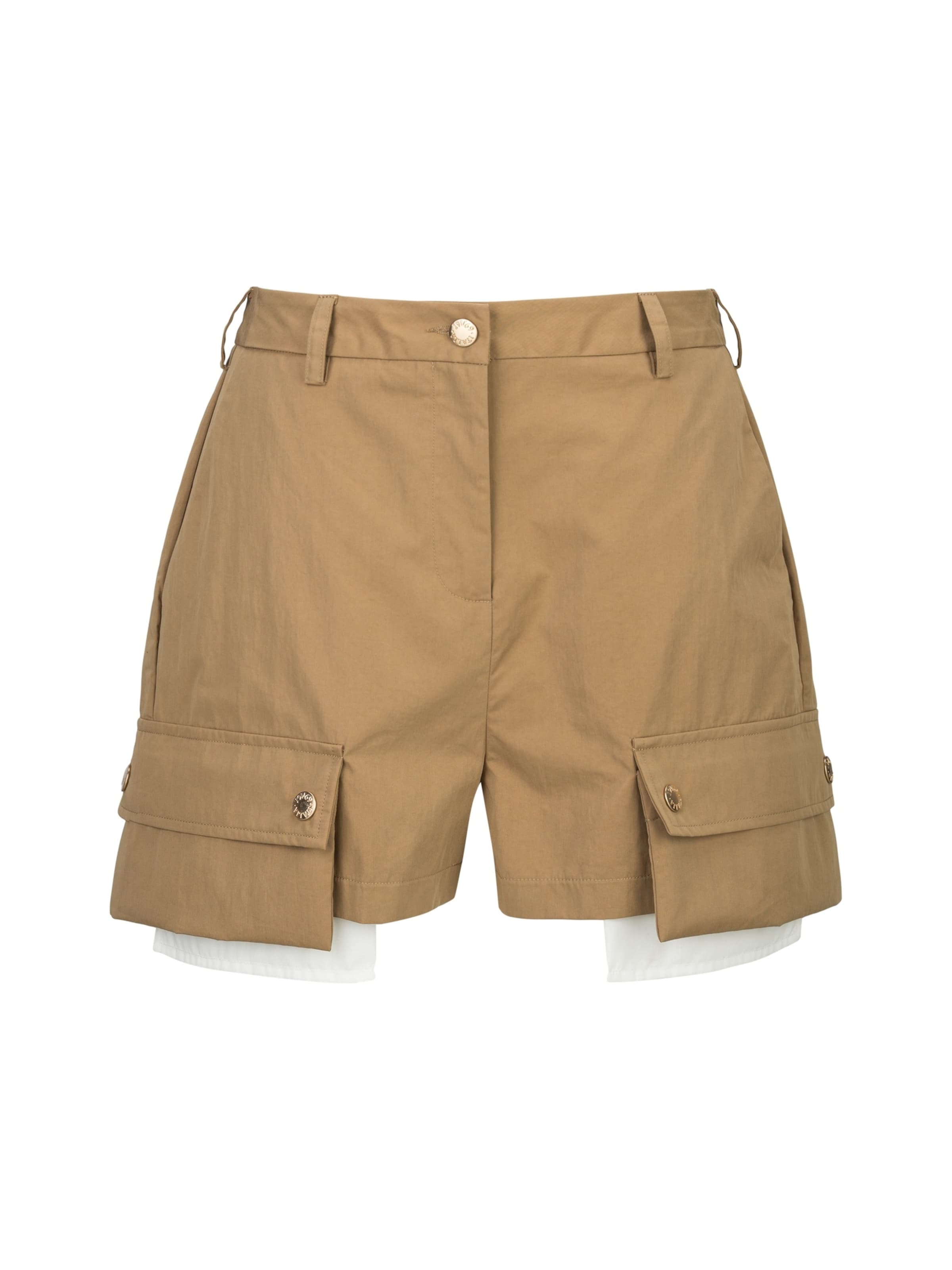 19V69 ITALIA Regular Shorts 'Caralina' in Beige: Vorderseite