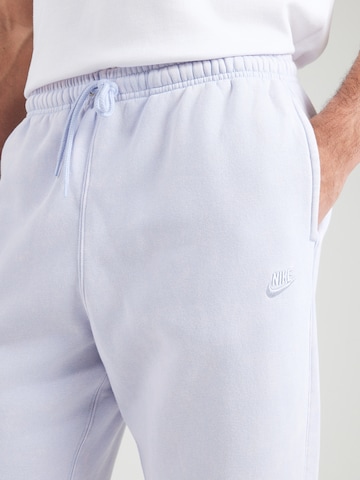 Nike Sportswear Regularen Hlače 'CLUB' | vijolična barva