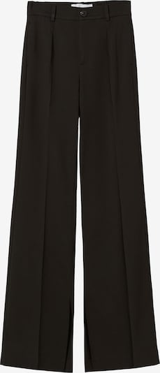 Bershka Pantalon à plis en noir, Vue avec produit