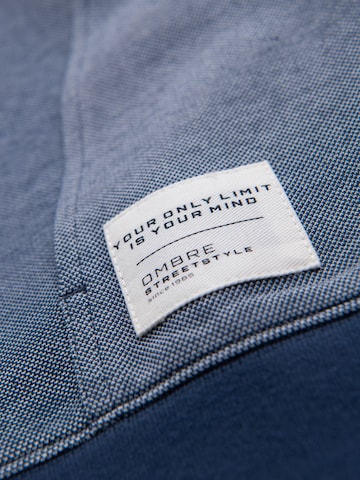 Ombre Sweatvest 'OM-SSZP-0191' in Blauw