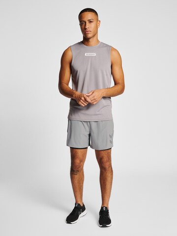 Hummel Regular Workout Pants 'FAST' in Grey