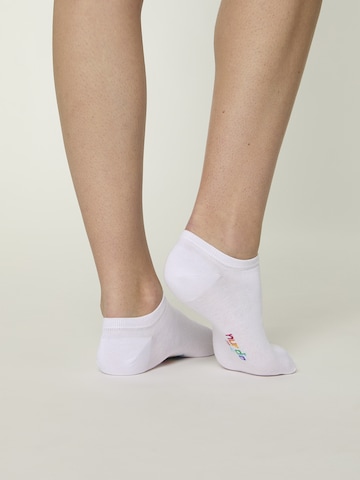 Chaussure basse ' Unisex Colour Sneaker farbige Füßlinge kurz ' Nur Die en blanc