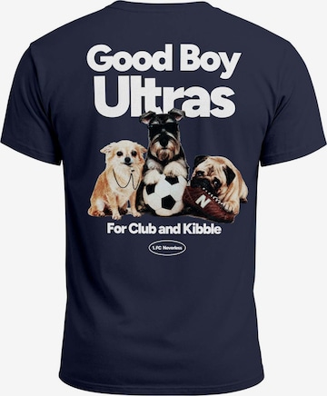 Neverless Shirt 'Good Boy Ultras' in Blue: front
