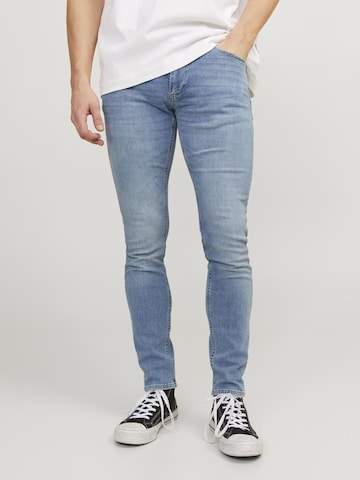 JACK & JONES Skinny Jeans 'ILIAM EVAN 594' in Blau: predná strana