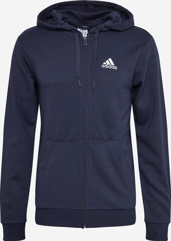 Veste de survêtement ADIDAS SPORTSWEAR en bleu : devant