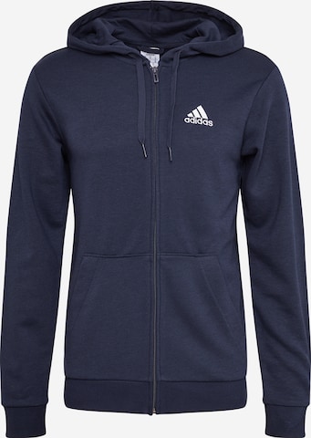 ADIDAS SPORTSWEAR Sportsweatvest in Blauw: voorkant