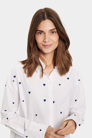 SAINT TROPEZ - Blusa 'Dianne' em branco
