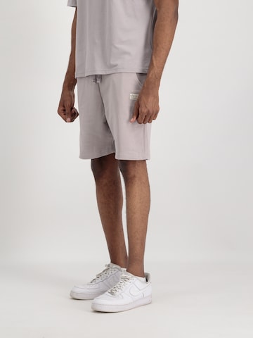 ALPHA INDUSTRIES Pants in Grey: front
