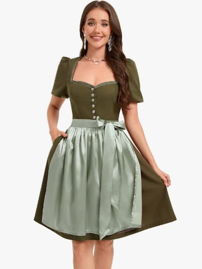 Yesfashion Dirndl‌ in 52 in grün, Produktansicht