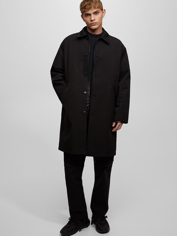 Pull&Bear Prechodný kabát - Čierna: predná strana