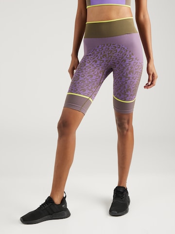 ADIDAS BY STELLA MCCARTNEY Skinny Workout Pants 'Truestrength Seamless ' in Purple: front