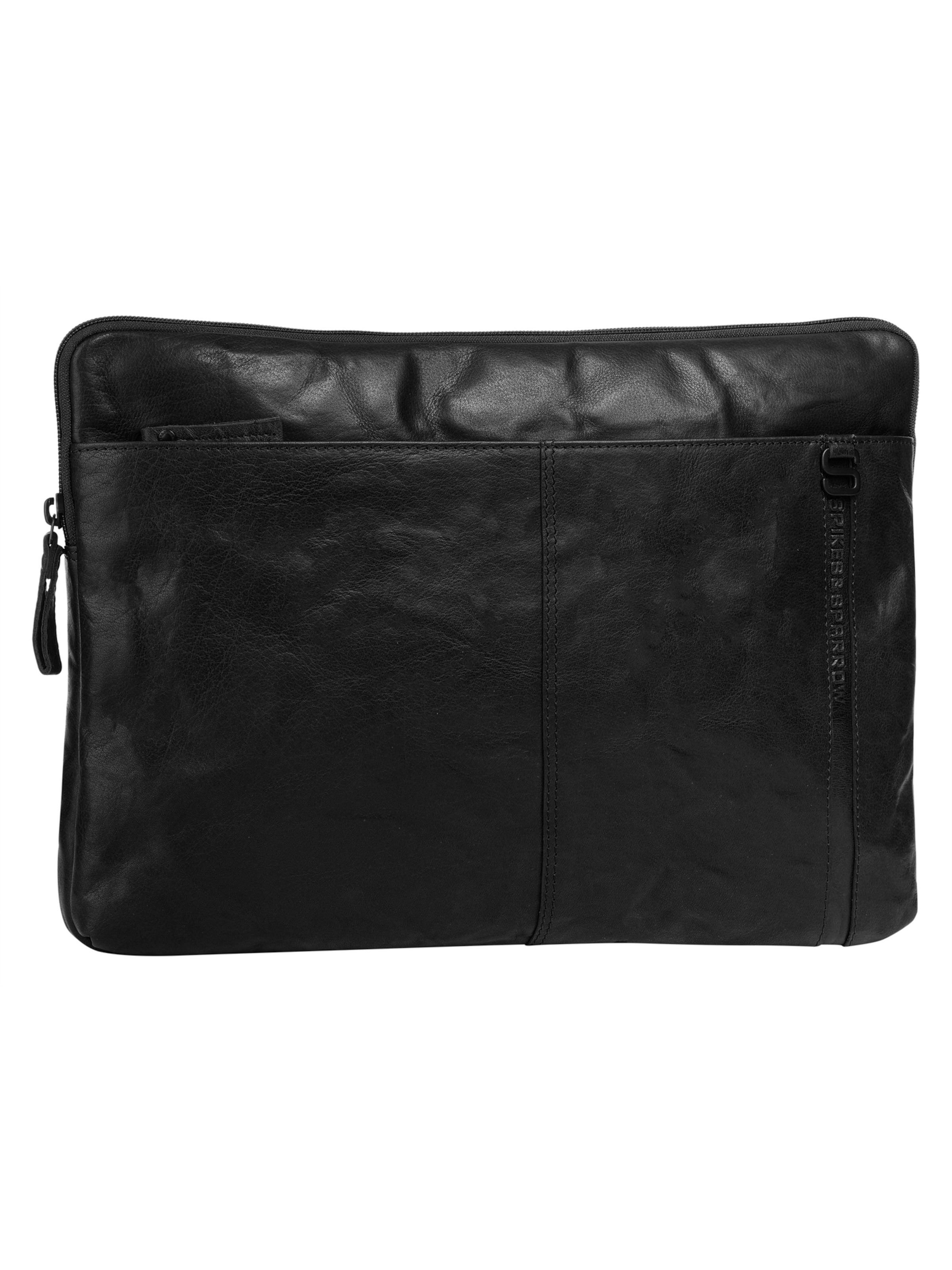 Spikes & Sparrow Document Bag in Black