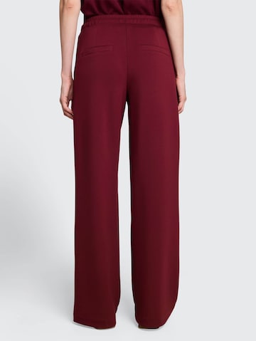 TOM TAILOR Wide leg Broek in Rood