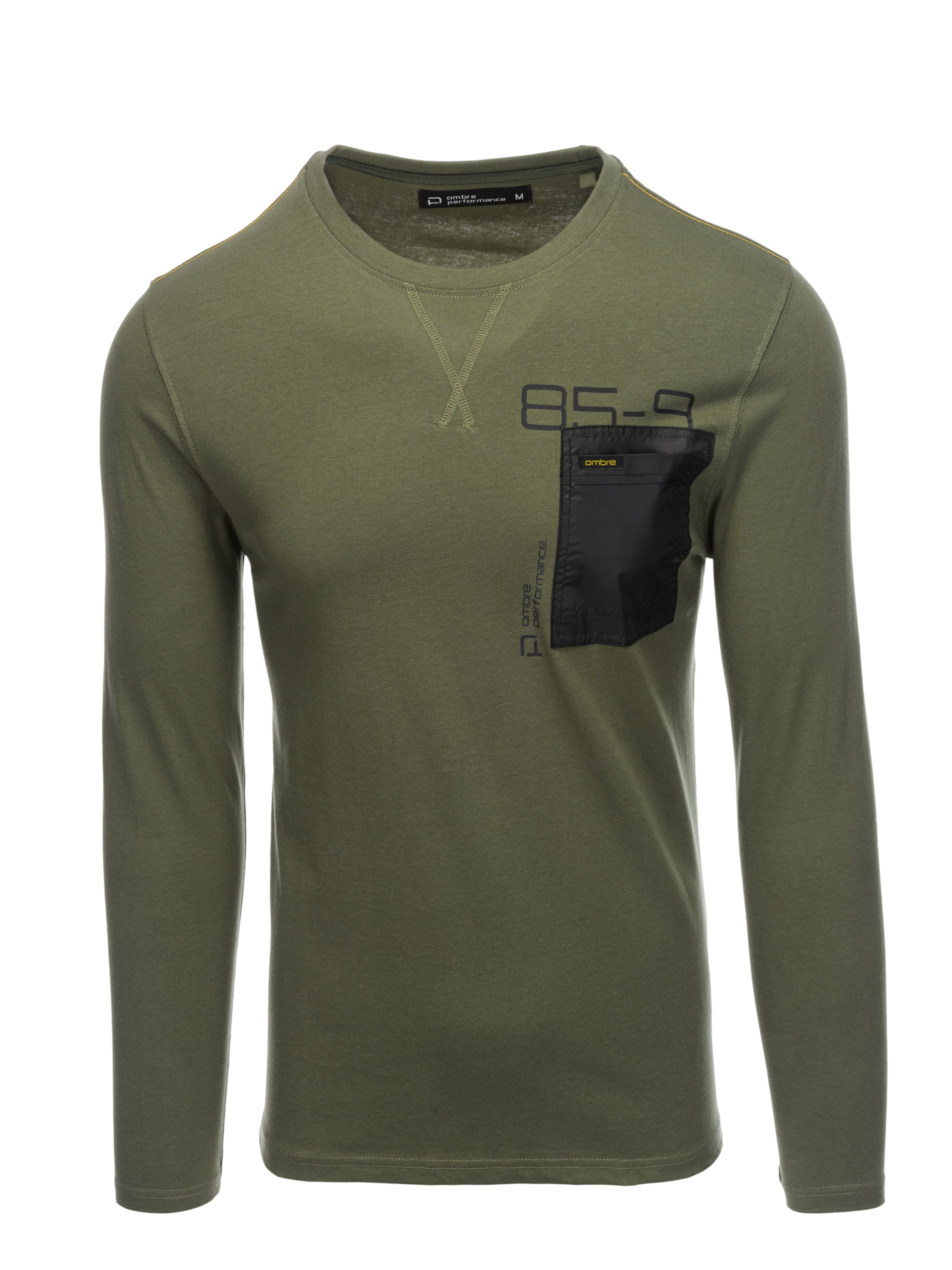 Ombre Shirt in Groen: voorkant