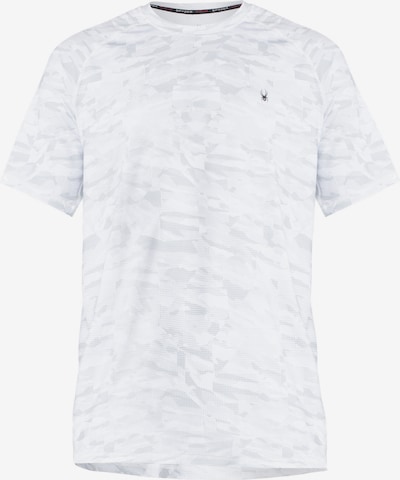 Spyder Sporta krekls, krāsa - gaiši pelēks / balts, Preces skats