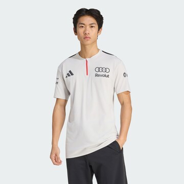 T-Shirt fonctionnel 'Audi Formula One Team Engineers & Marketing' ADIDAS PERFORMANCE en blanc : devant