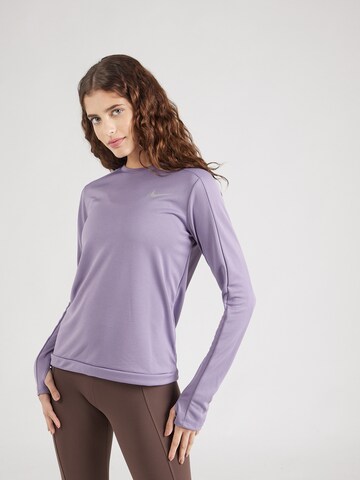 NIKE - Camiseta funcional 'PACER' en azul: frente