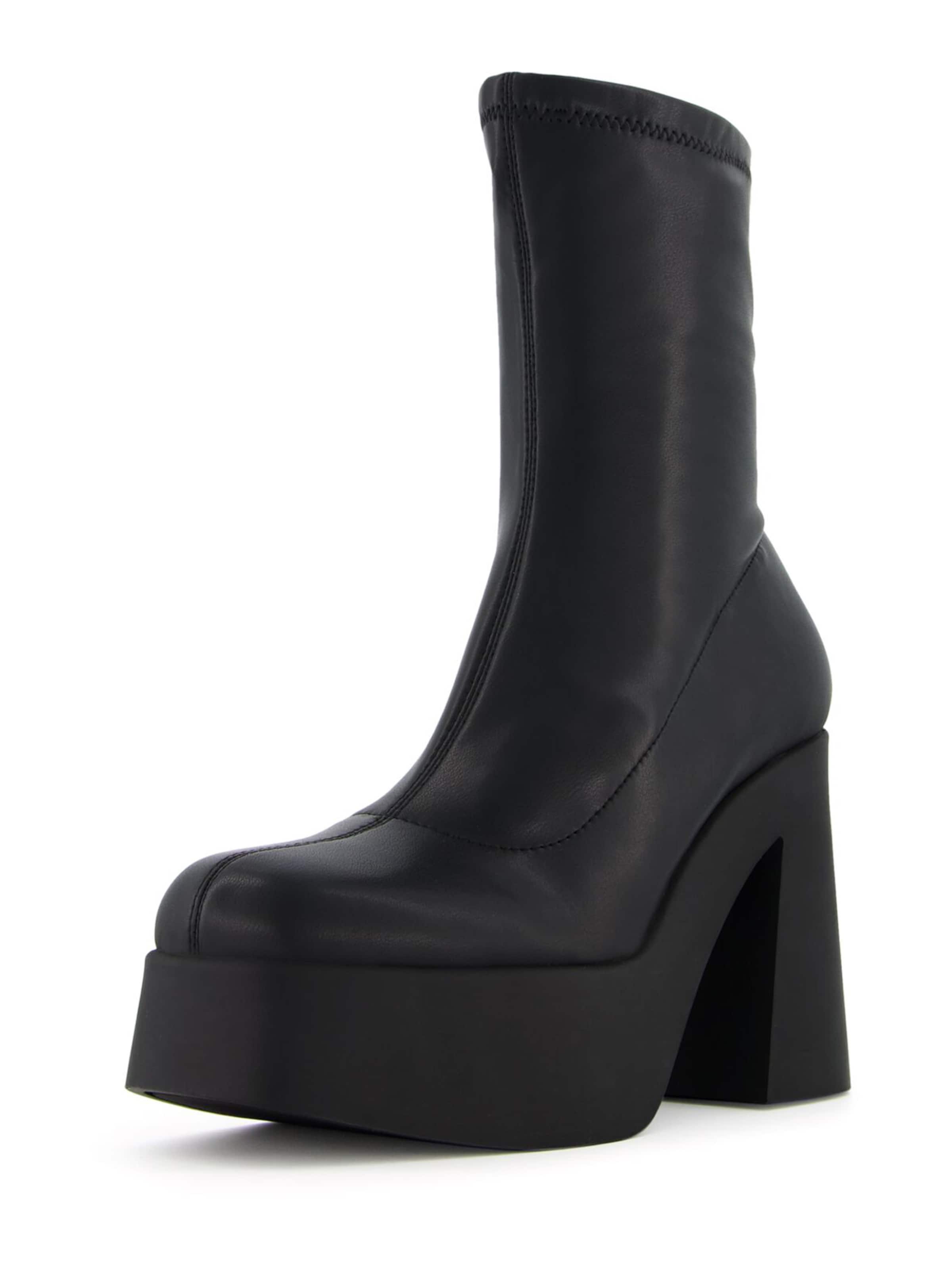 Bershka Stivaletto in Nero ABOUT YOU