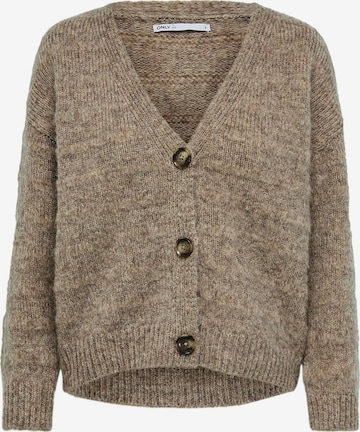 ONLY Knit Cardigan 'Celina' in Brown: front