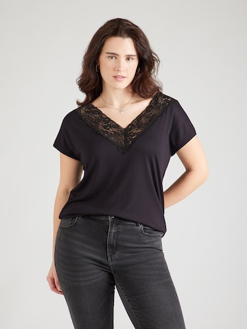 T-shirt 'CARNICKY' ONLY Carmakoma en noir : devant