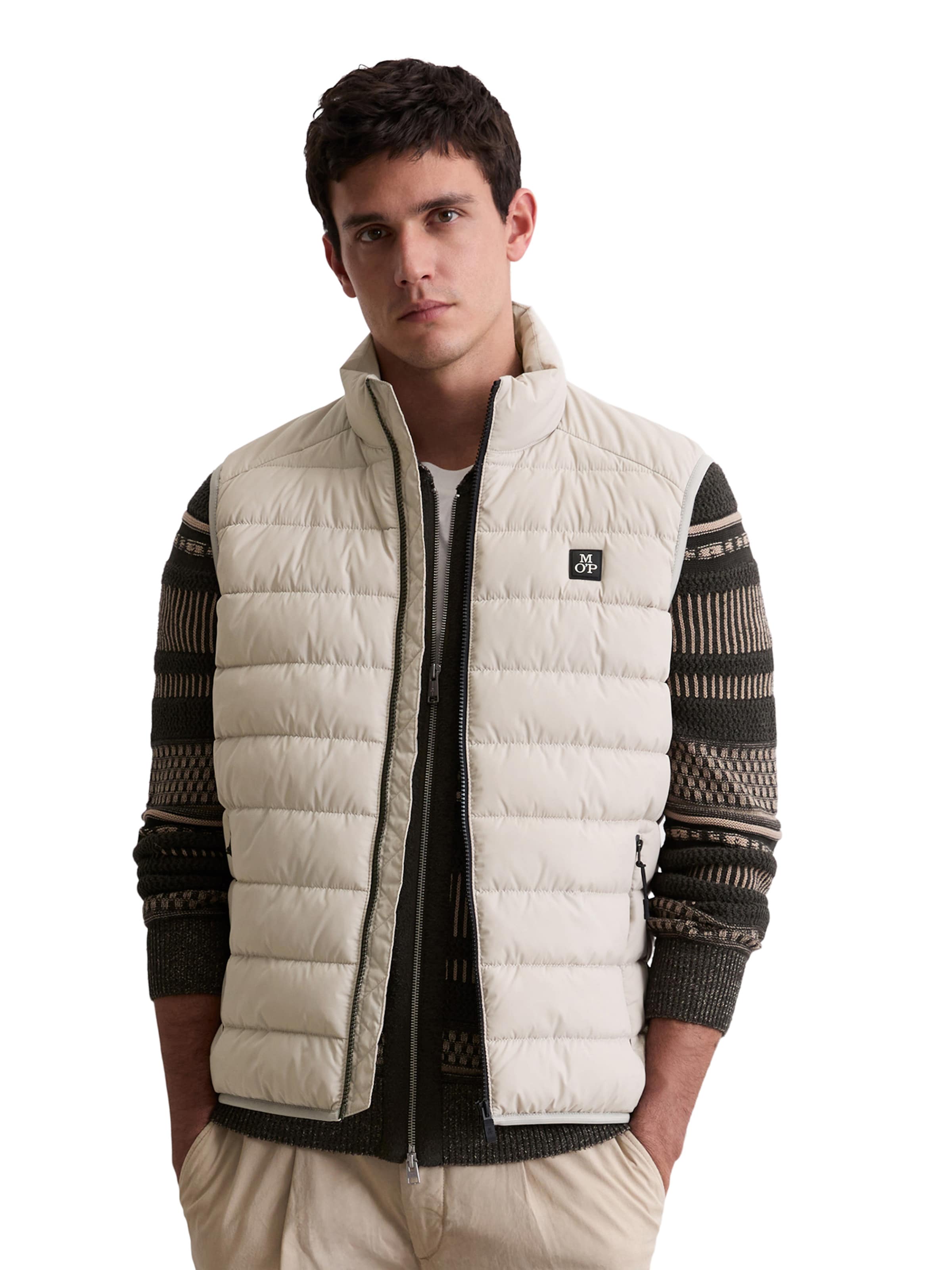 Marc O'Polo Γιλέκο σε μπεζ: μπροστά