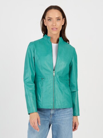 JCC Between-Season Jacket in Green: front