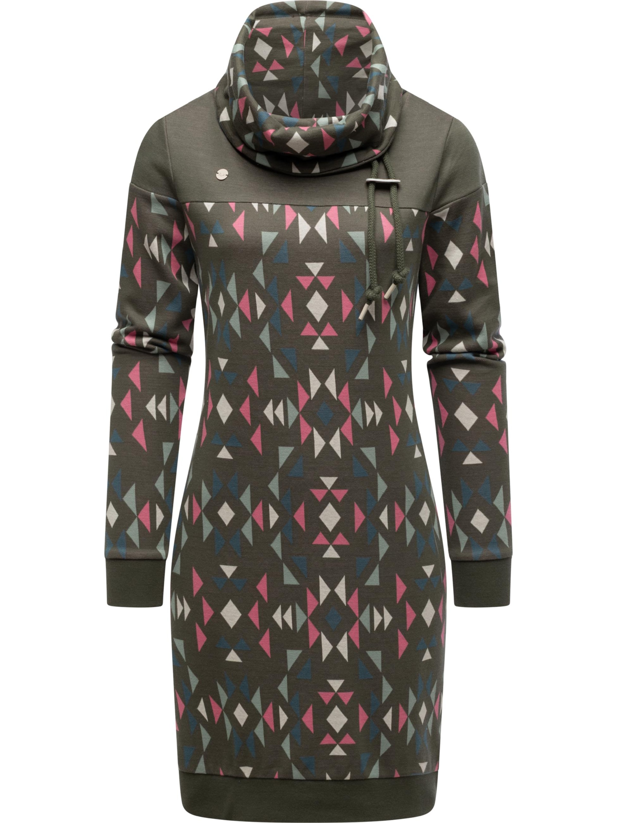 Ragwear Obleka 'Chlloe Aztec' | zelena barva: sprednja stran