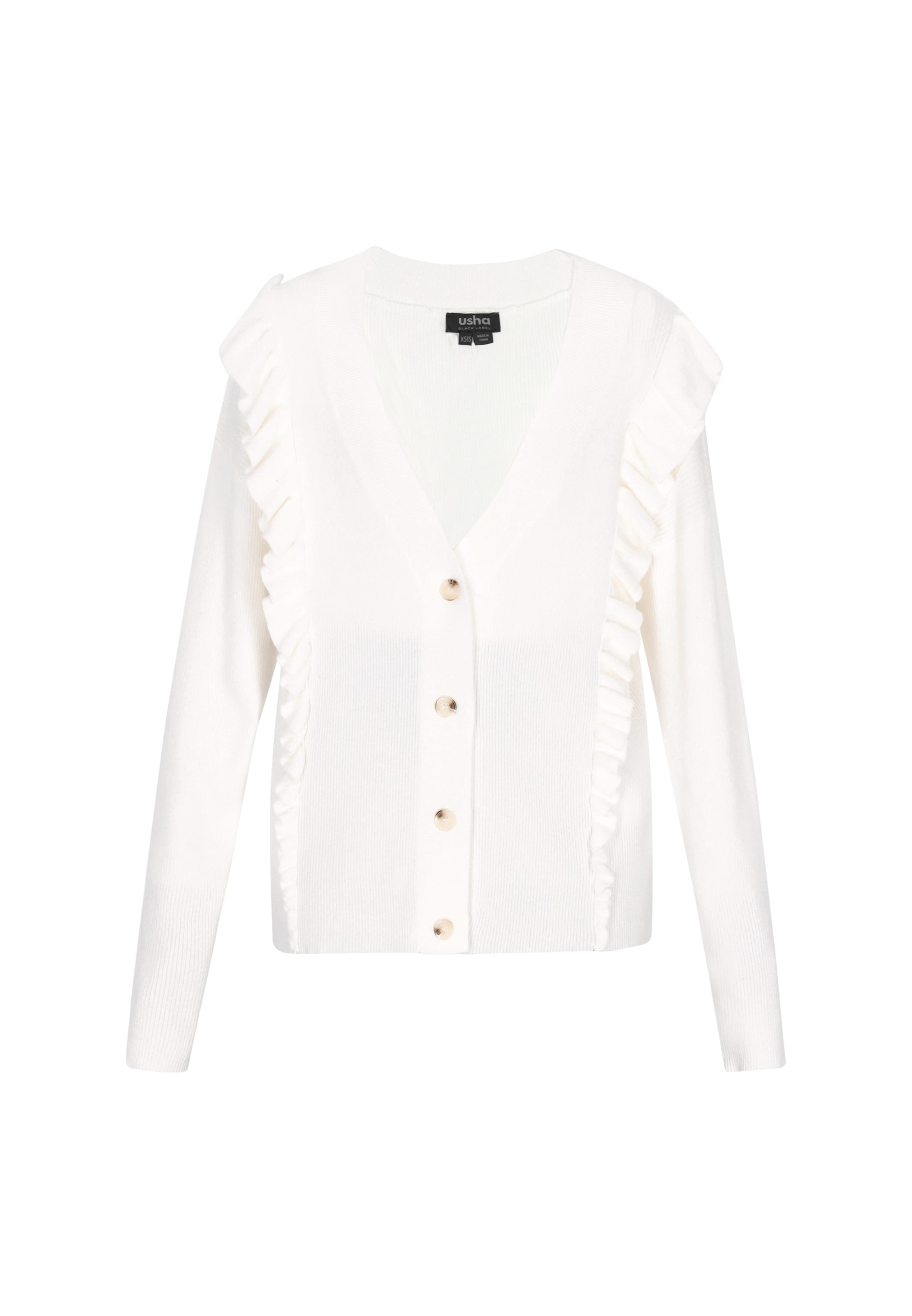 usha BLACK LABEL - Cárdigan en blanco: frente