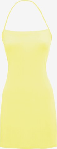 Awesome Apparel Dress in Yellow: front