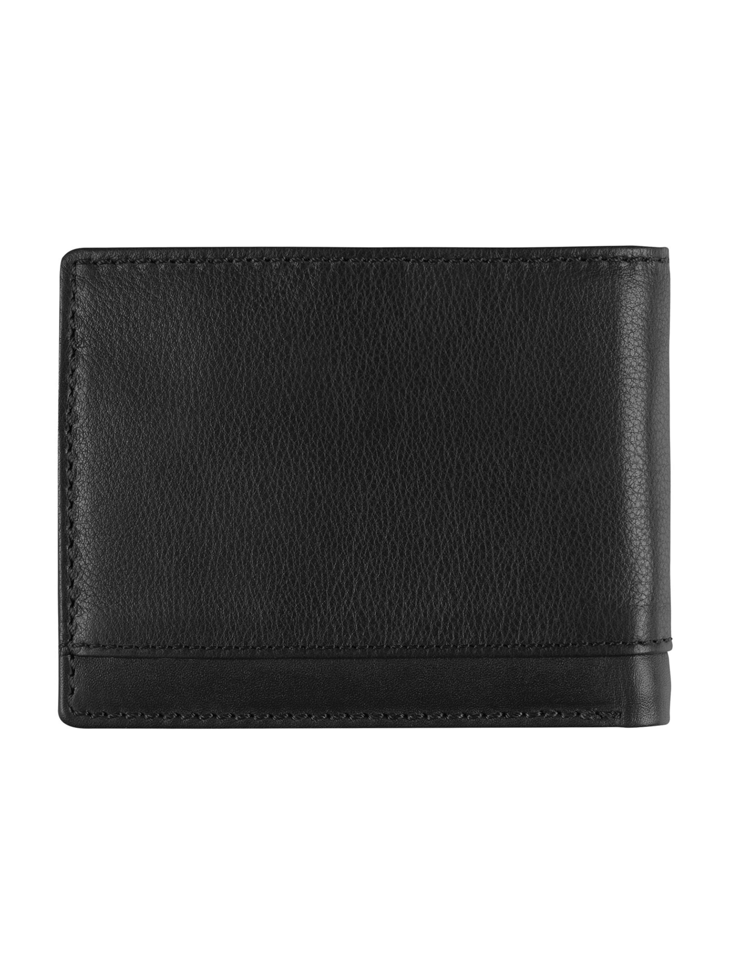 CAMEL ACTIVE Geldbörse aus echtem Leder in Schwarz