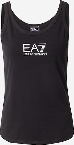 EA7 Emporio Armani Top in Black: front