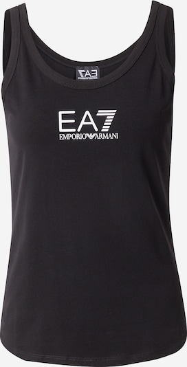 Top EA7 Emporio Armani pe negru / alb, Vizualizare produs