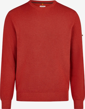 redmond Pullover 'Basic' in Rot: Vorderseite