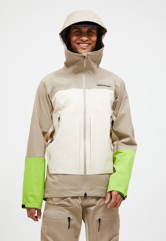 PEAK PERFORMANCE Sports jacket in Brown: front