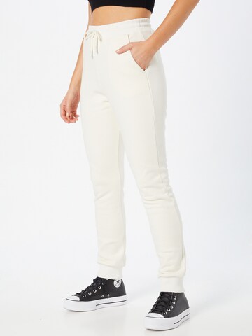 NU-IN Tapered Pants in White: front