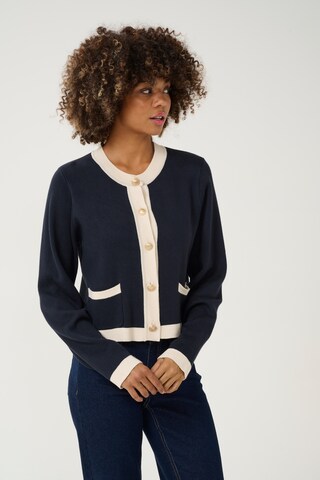 Cardigan CULTURE en bleu : devant