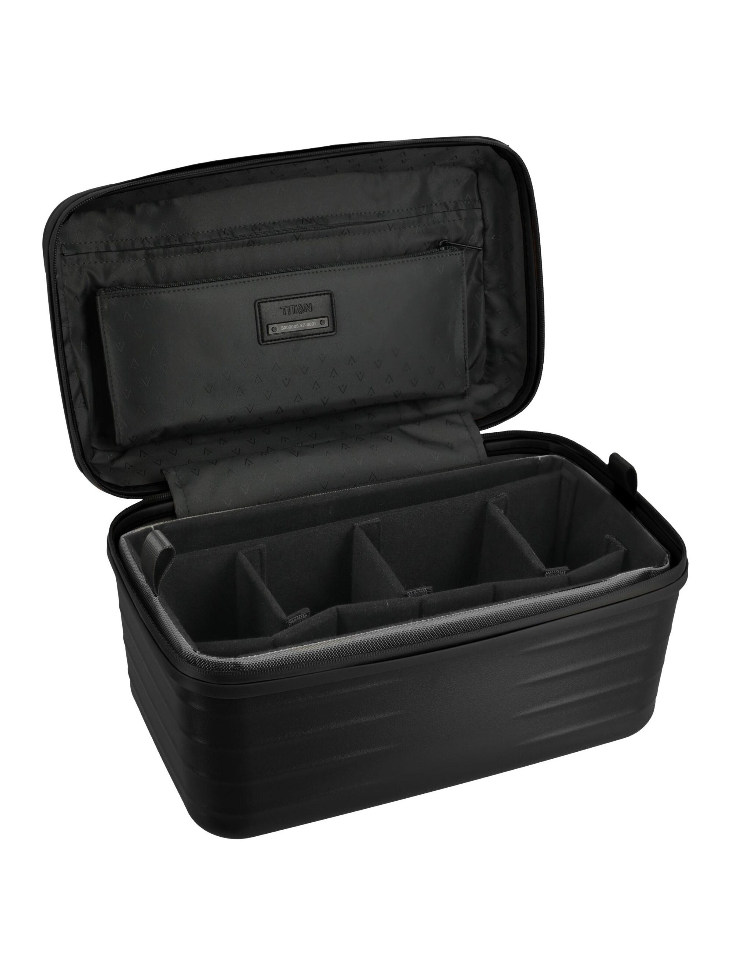 TITAN Kosmetiktasche 'UPGRADE'‌‌‌‌ in Schwarz