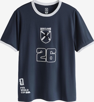 T-Shirt Next en bleu : devant