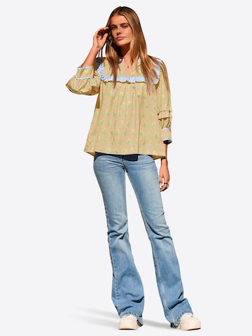 Imily Bela Bluza | zelena barva