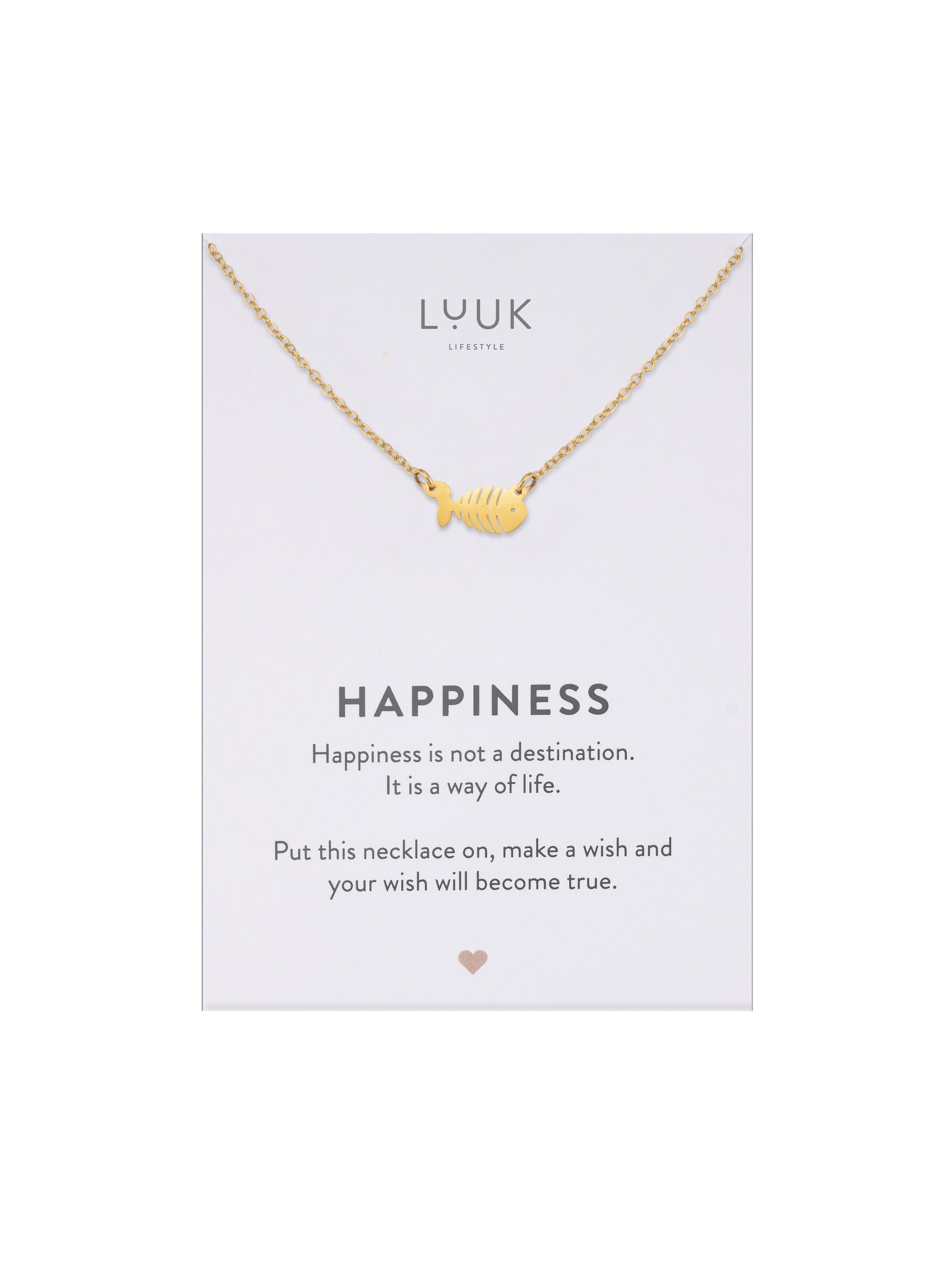 LUUK LIFESTYLE Necklace in Gold