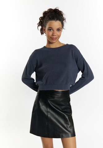 Pull-over 'Ucy' myMo ROCKS en bleu : devant