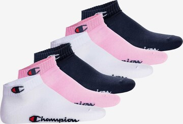 Champion Authentic Athletic Apparel Athletic Socks in Blue: front