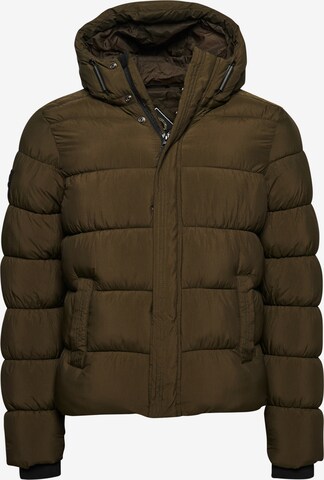 Veste d’hiver Superdry en vert : devant