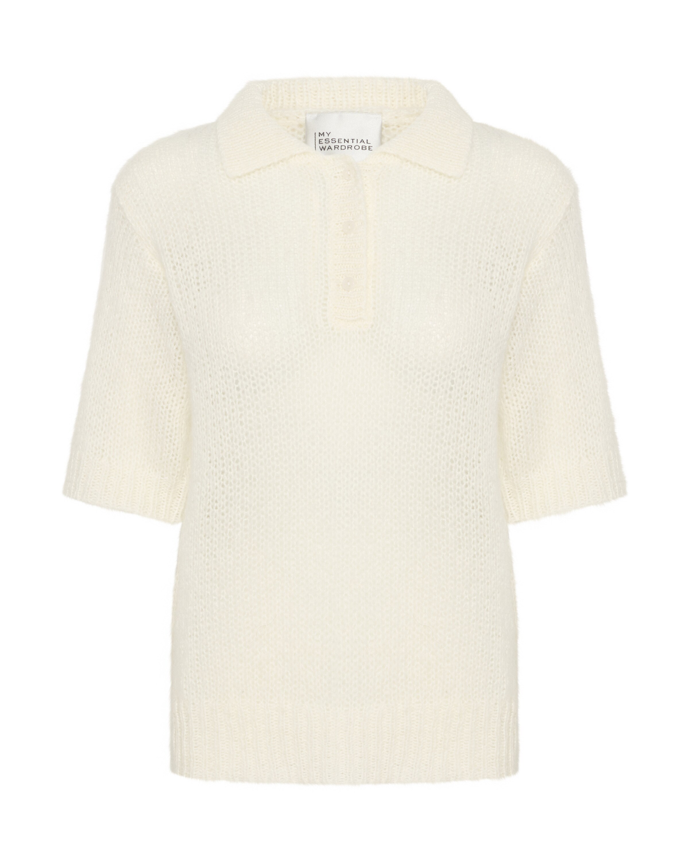 My Essential Wardrobe Sweater in White: front
